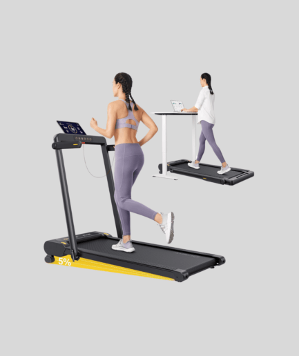 UREVO 2 in 1 Folding Treadmill